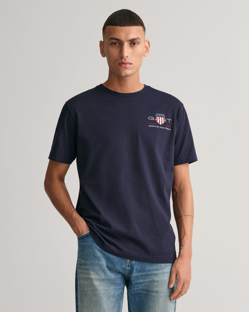 Embroidered Archive Shield T-Shirt