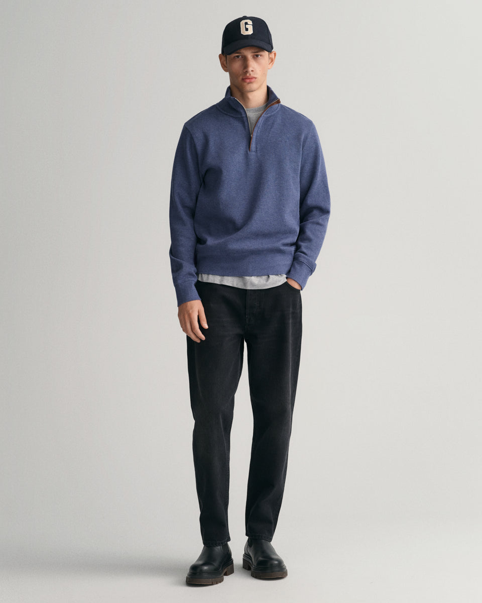 Sacker Rib Half-Zip Sweatshirt
