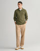 JUNIPER GREEN, REG SHIELD LS PIQUE POLO BY GANT AU.
