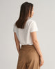 WHITE, REG SHIELD SS T-SHIRT, BACK-VIEW BY GANT AU.