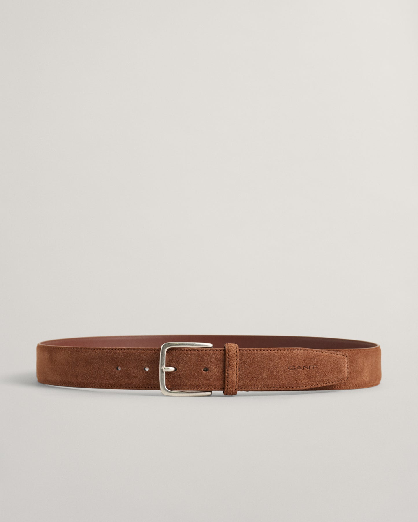 WEATHERED BROWN, CLASSIC SUEDE BELT BY GANT AU.