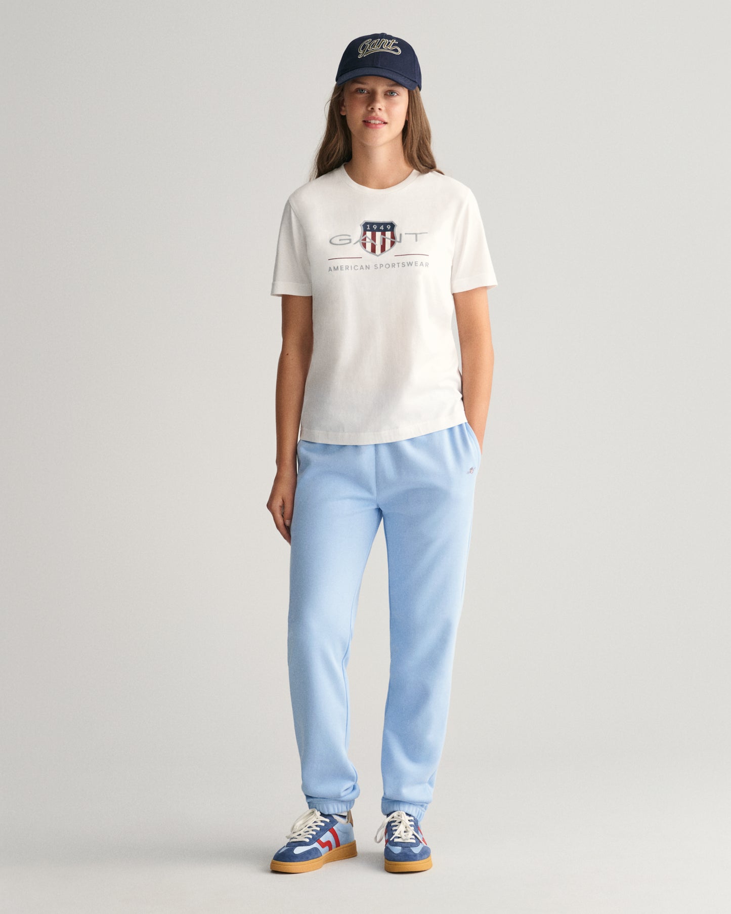 WHITE, ARCHIVE SHIELD SS T-SHIRT BY GANT AU.