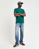 DEEP FOREST GREEN, REG SHIELD SS T-SHIRT BY GANT AU.