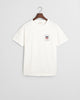 EGGSHELL, PRINT SS TSHIRT BY GANT AU.