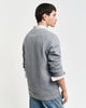 GREY MELANGE, GRAPHIC C-NECK SWEAT, BACK-VIEW BY GANT AU.