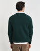 TARTAN GREEN, GRAPHIC C-NECK SWEAT, BACK-VIEW BY GANT AU.