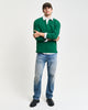 DEEP FOREST GREEN, PIQUE HEAVY RUGGER BY GANT AU.