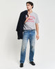 GREY MELANGE, GRAPHIC T-SHIRT BY GANT AU.