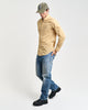 MAPLE YELLOW, REG CLASSIC POPLIN GINGHAM SHIRT BY GANT AU.