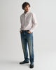 IRON RED, REG CLASSIC OXFORD CHECK SHIRT BY GANT AU.