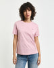 DUSTY PINK, REG SHIELD SS T-SHIRT, FRONT-VIEW BY GANT AU.