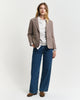 CARAMEL BEIGE, REG HERRINGBONE SHORT BLAZER BY GANT AU.