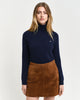 EVENING BLUE, EXTRAFINE LAMBSWOOL BLEND ROLLNECK, FRONT-VIEW BY GANT AU.