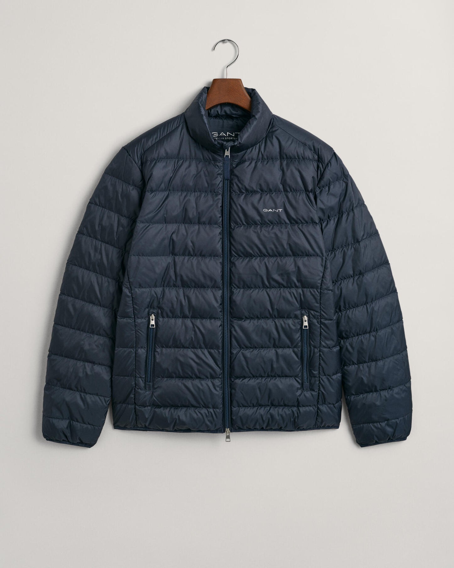 EVENING BLUE, LIGHT DOWN JACKET, FLAT-LAY BY GANT AU.