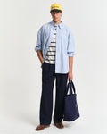 CREAM, STRIPED SS T-SHIRT BY GANT AU.