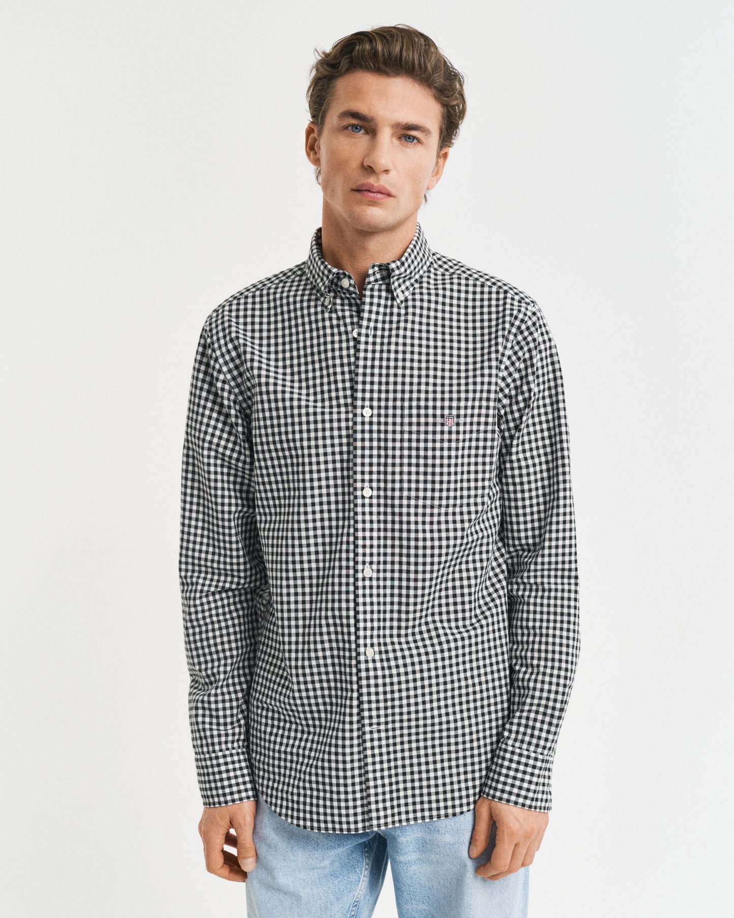 Regular Fit Classic Gingham Poplin Shirt