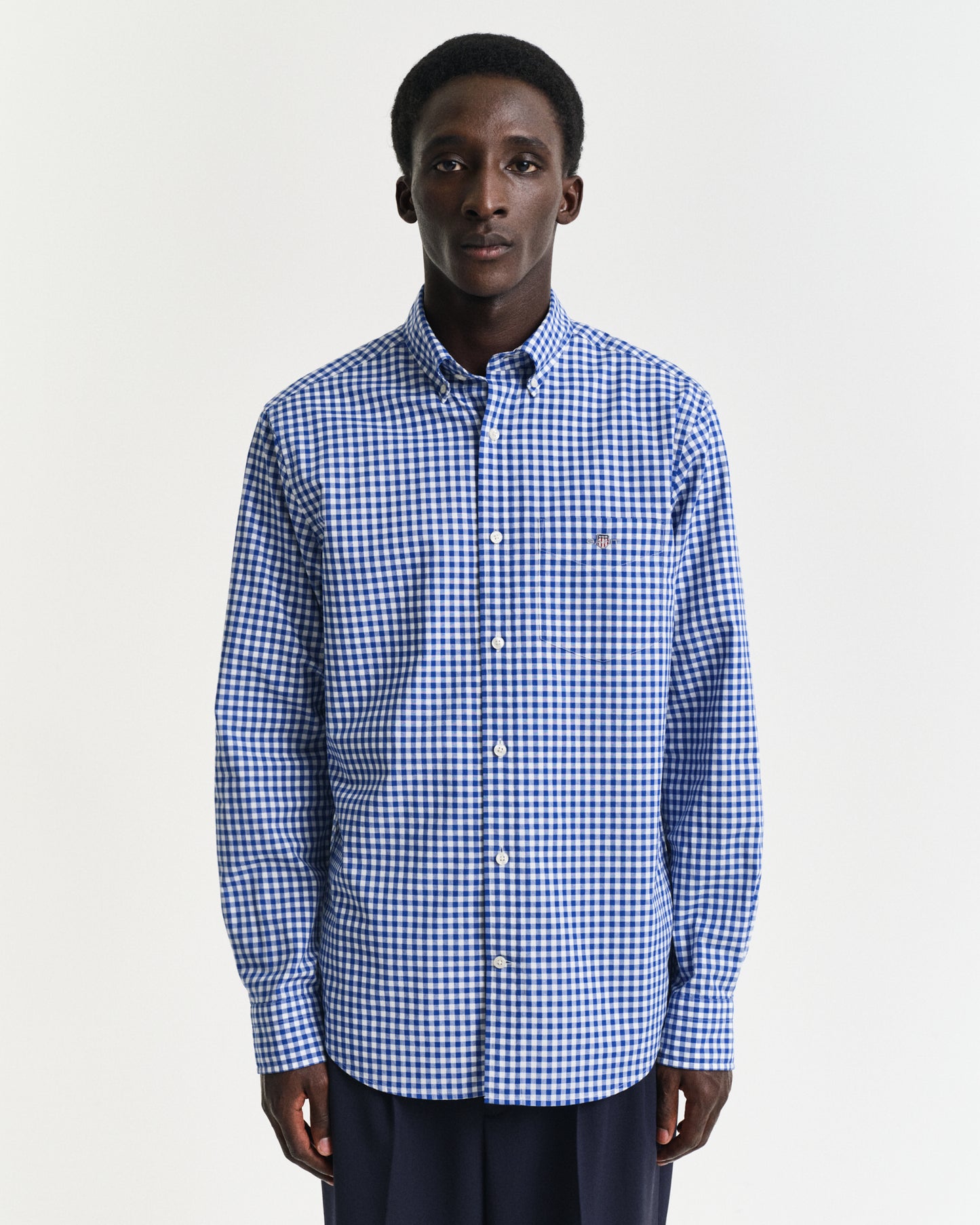 Regular Fit Classic Gingham Poplin Shirt