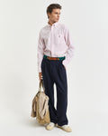LIGHT PINK, REG CLASSIC POPLIN STRIPE SHIRT BY GANT AU.