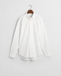 WHITE, REG PINPOINT OXFORD SHIRT, FLAT-LAY BY GANT AU.