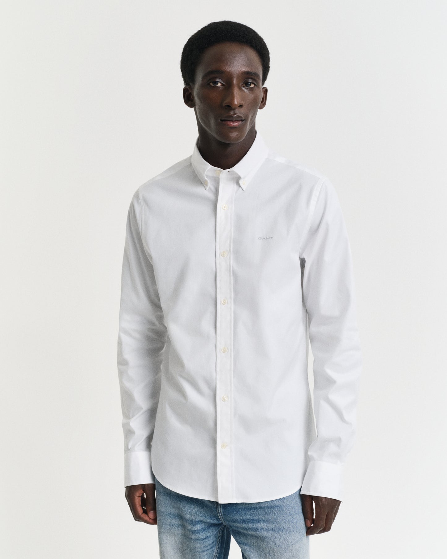 Slim Fit Pinpoint Oxford Shirt