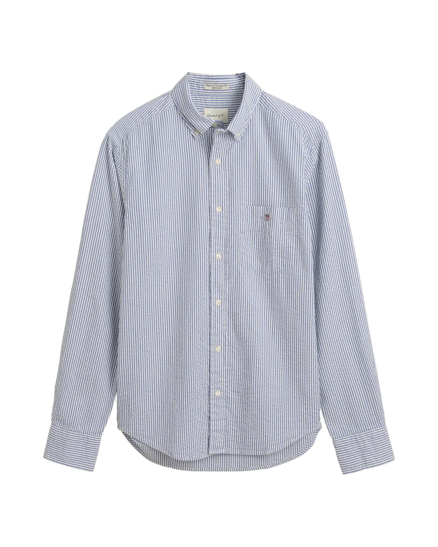 Regular Fit Striped Seersucker Shirt