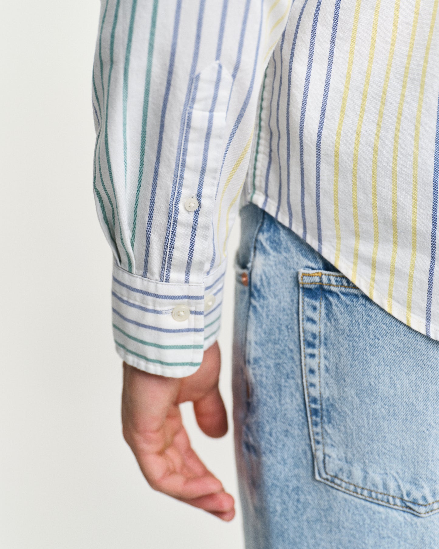 Regular Fit Multi Striped Archive Oxford Shirt