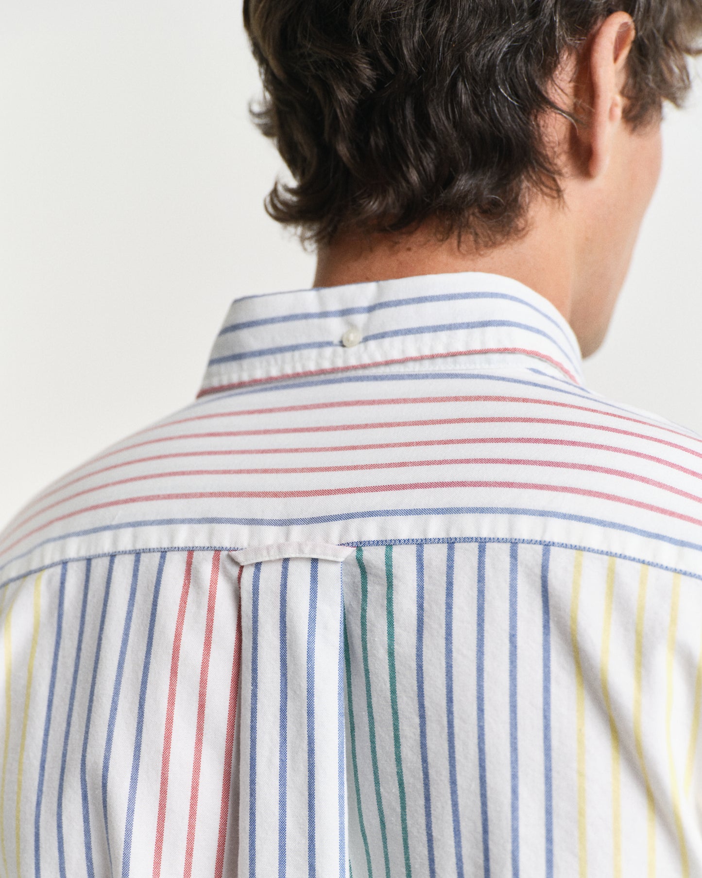 MULTICOLOR, REG ARCHIVE OXF MULTI STRIPE SHIRT, CLOSE-UP BY GANT AU.