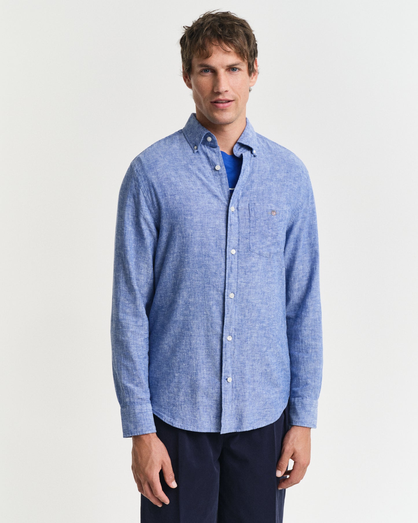 Regular Fit Cotton Linen Shirt
