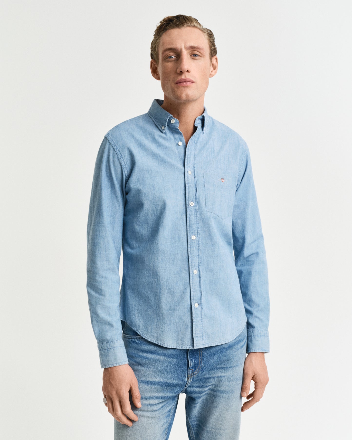 Regular Fit Chambray Shirt