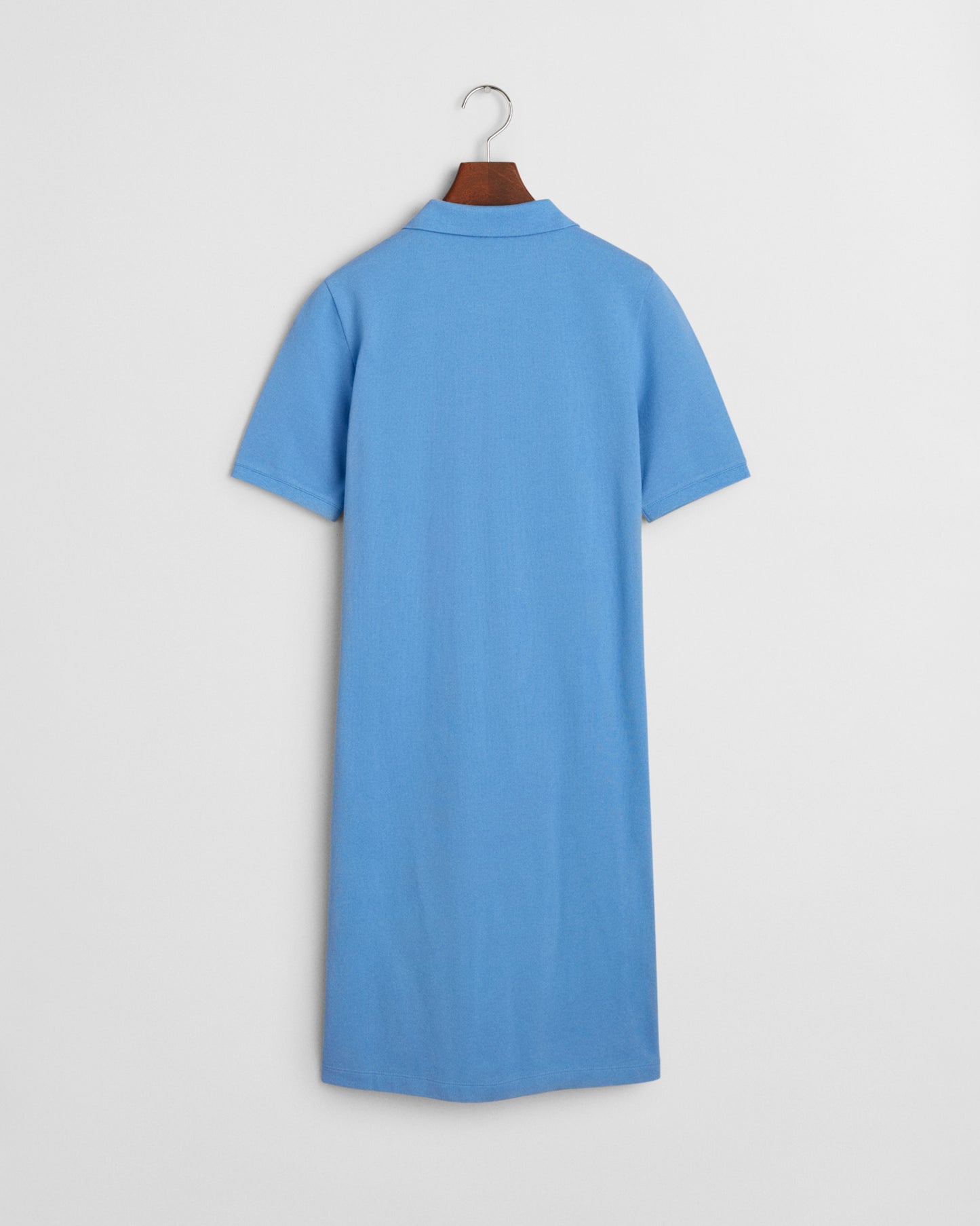 PERFECT BLUE, SHIELD SS PIQUE POLO DRESS, BACK-VIEW BY GANT AU.