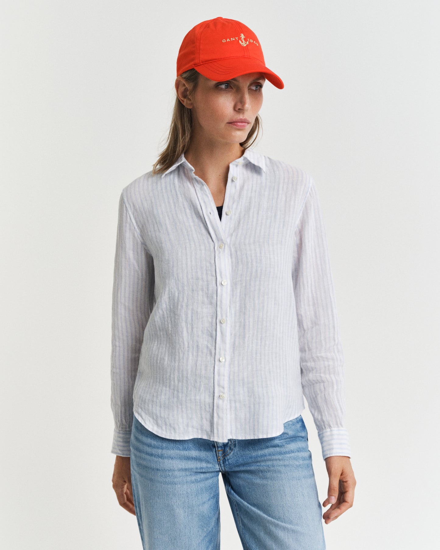 Regular Fit Striped Linen Shirt
