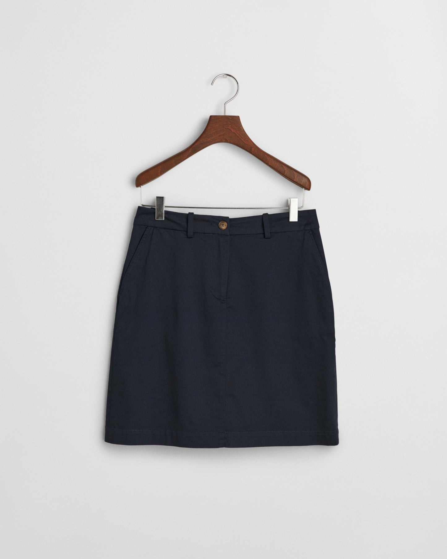 EVENING BLUE, CHINO SKIRT, FRONT-VIEW BY GANT AU.