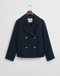 EVENING BLUE, SPRING PEACOAT, FLAT-LAY BY GANT AU.