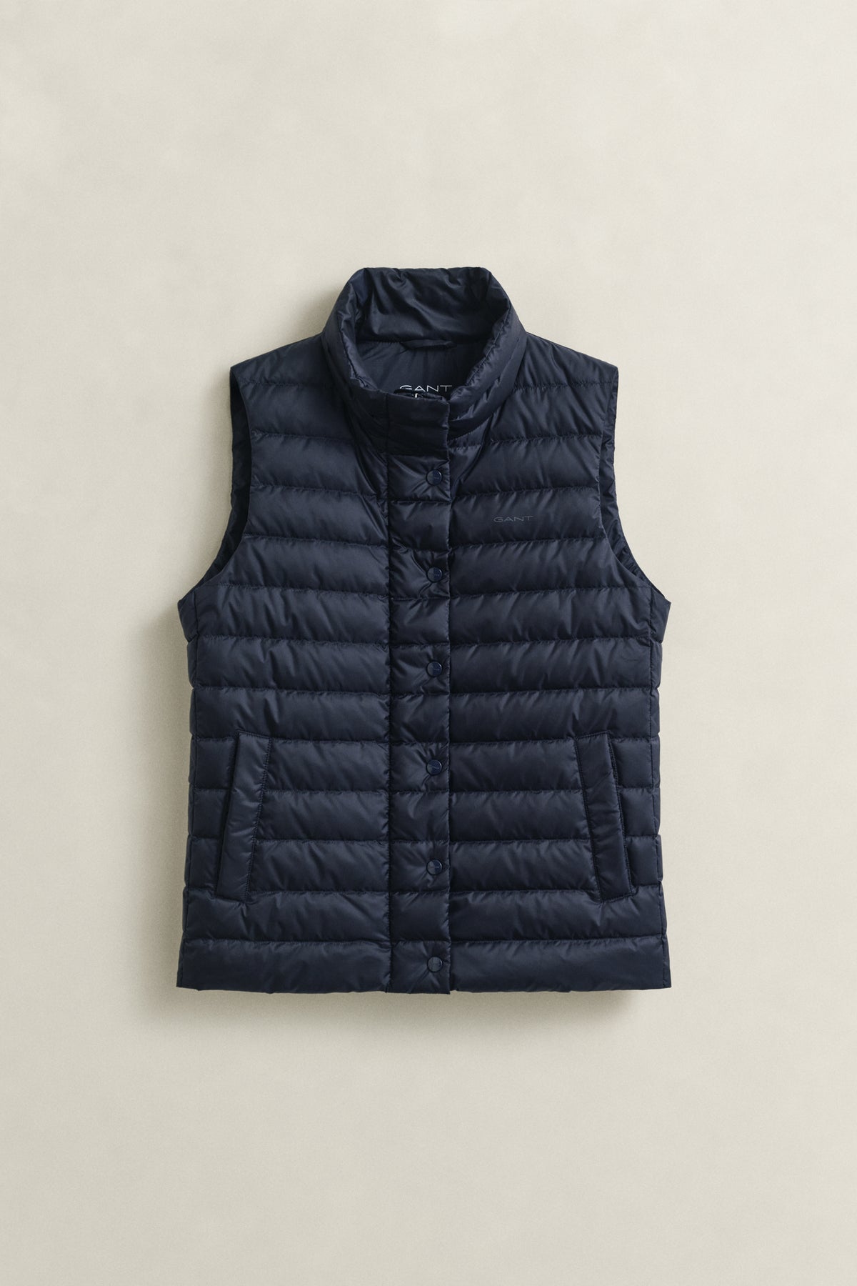 EVENING BLUE, Light Down Vest, FLAT-LAY BY GANT AU.