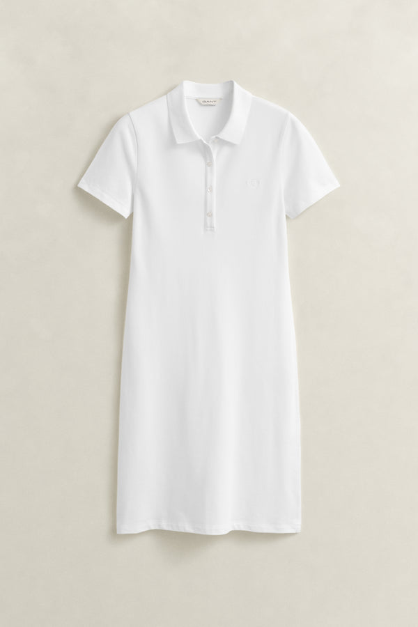 Shield Piqué Polo Dress