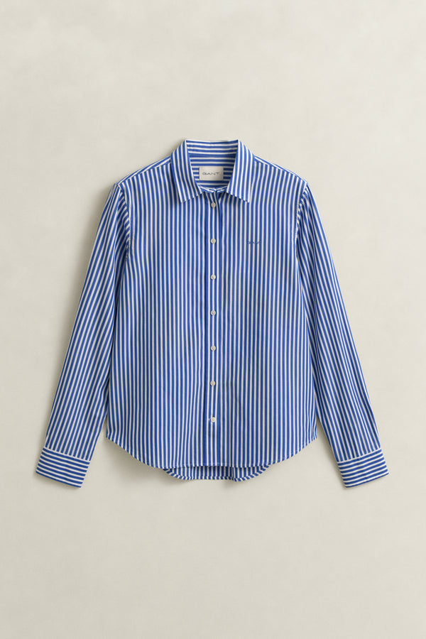 Regular Fit Classic Striped Poplin Shirt
