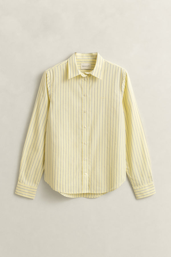 Regular Fit Classic Striped Poplin Shirt