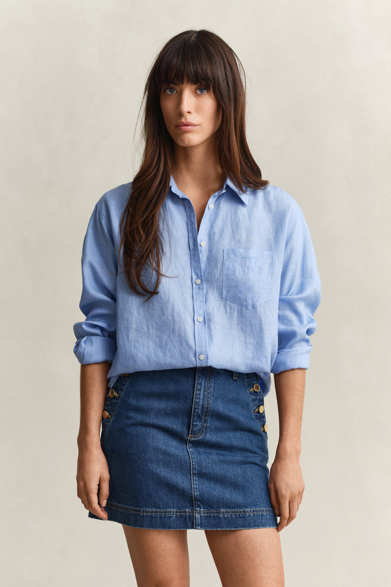 Relaxed Fit Linen Shirt
