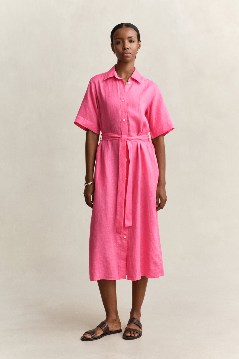 Linen Shirt Dress