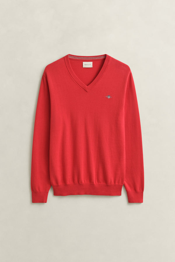 Classic Cotton V-Neck Sweater
