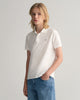 WHITE, THE ORIGINAL SS PIQUE, FRONT-VIEW BY GANT AU.