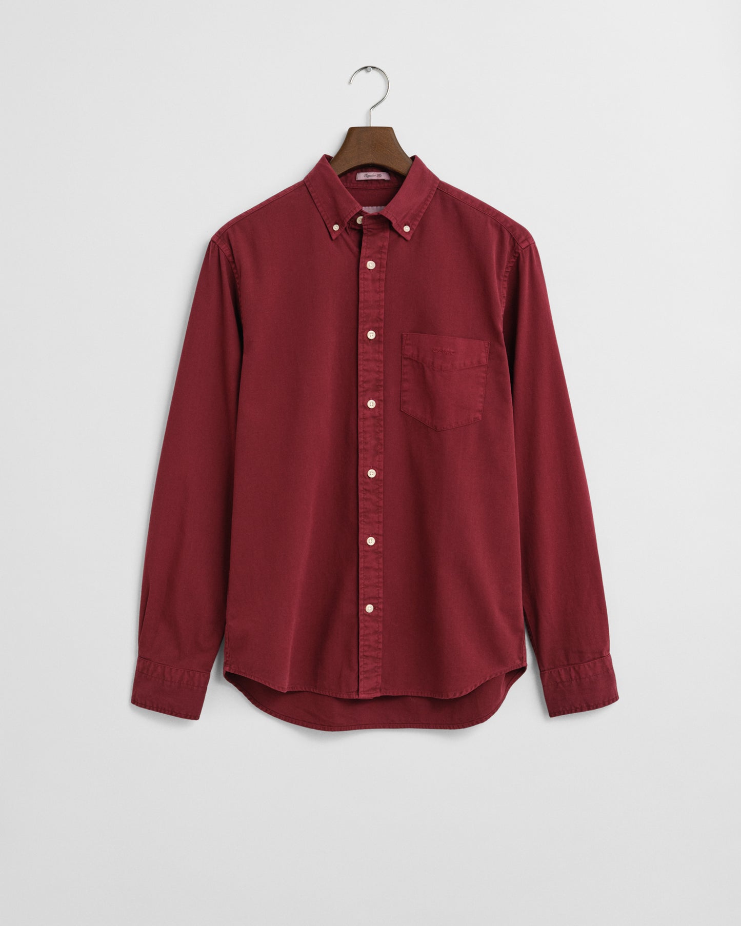 Regular Fit Garment-Dyed Twill Shirt