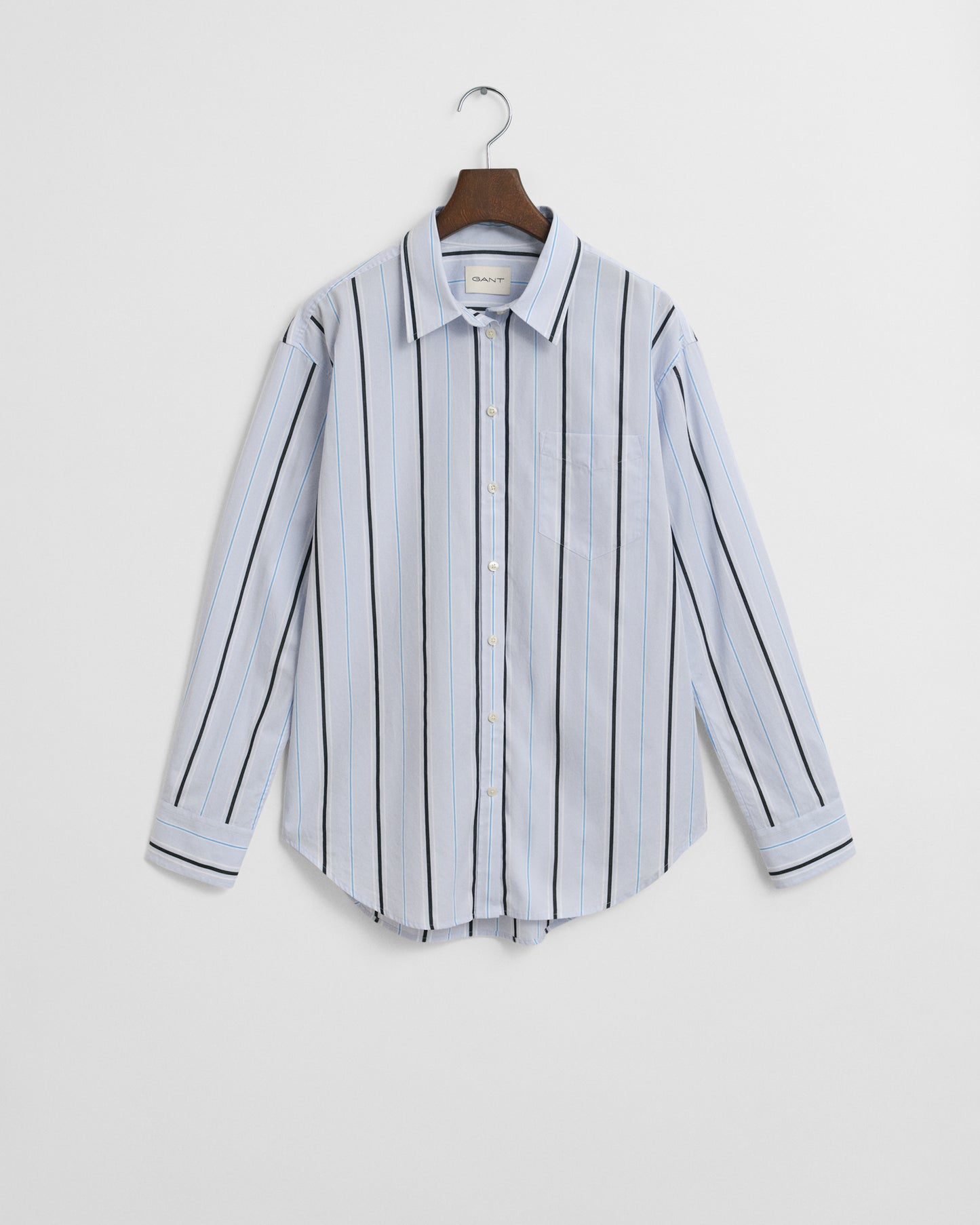 Relaxed Fit Classic Striped Poplin Shirt