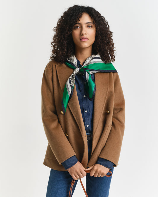 Tree Print Silk Scarf