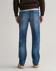 MID BLUE VINTAGE, SLIM GANT JEANS, BACK-VIEW BY GANT AU.