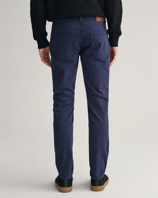 MARINE, SLIM DESERT JEANS, BACK-VIEW BY GANT AU.