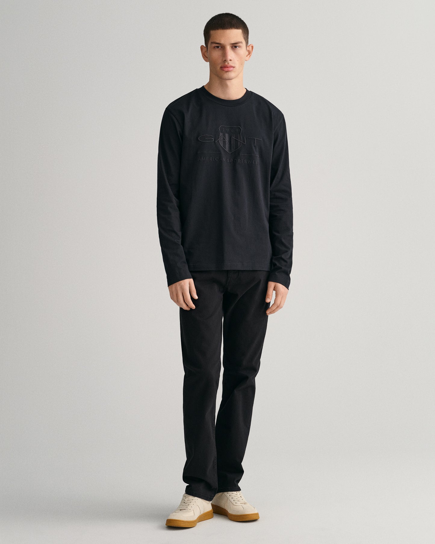 BLACK, REGULAR DESERT JEANS BY GANT AU.