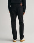 BLACK, REGULAR DESERT JEANS, BACK-VIEW BY GANT AU.