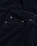 EVENING BLUE, REGULAR CORD JEANS, FLAT-LAY BY GANT AU.