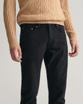 BLACK, SLIM SOFT TWILL JEANS, CLOSE-UP BY GANT AU.